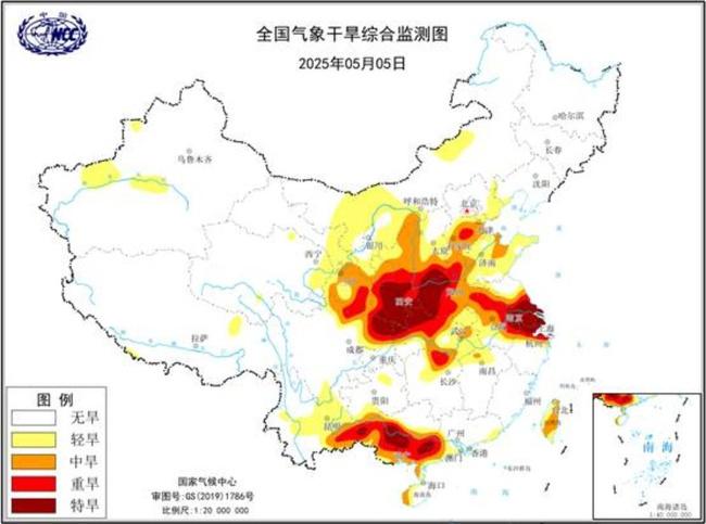 陕西河南湖北江苏广西等地部分地区达特旱级